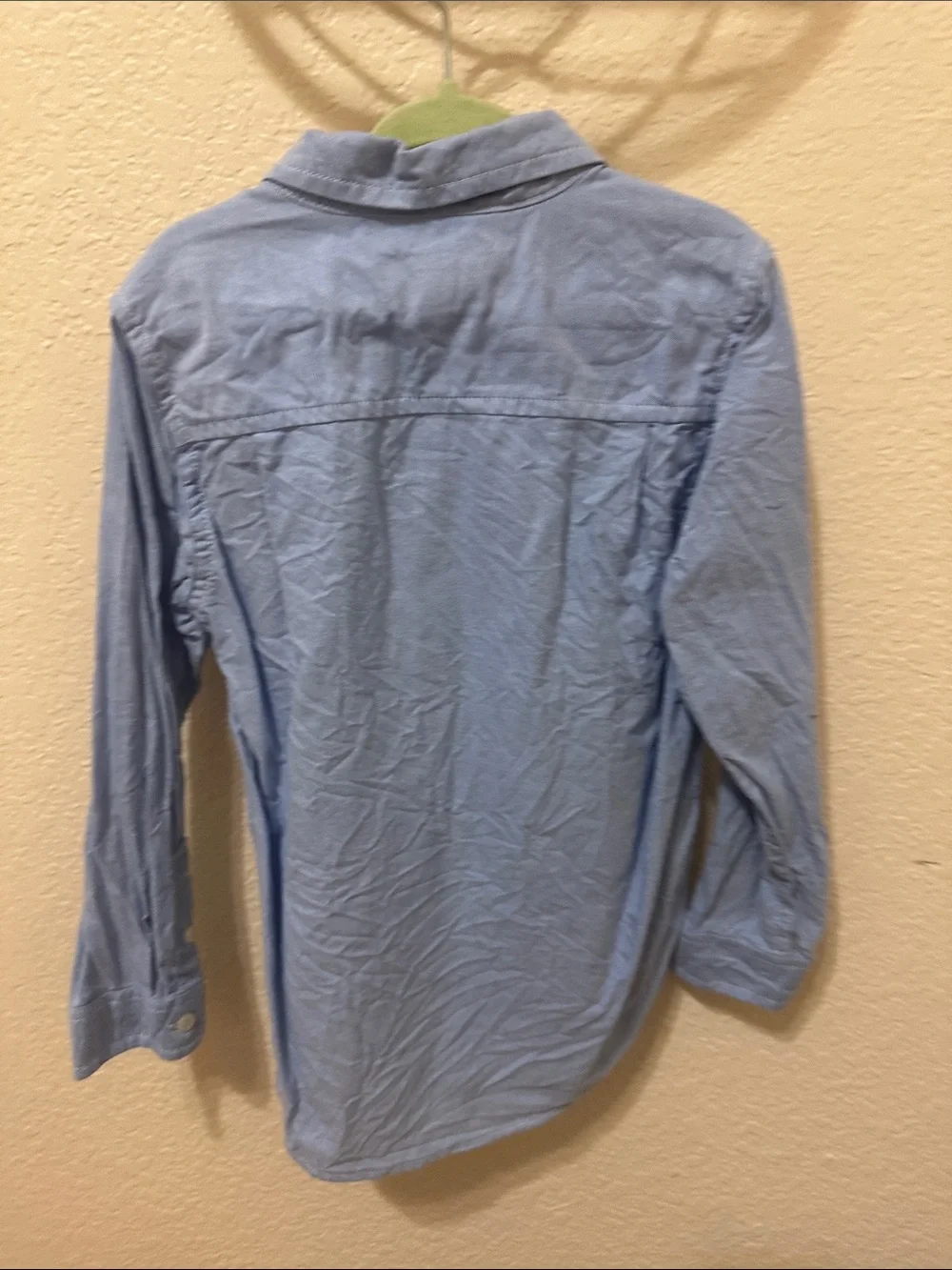 3/15$ The Children's Place Light Blue Button-Down Shirt with Chest Pocket